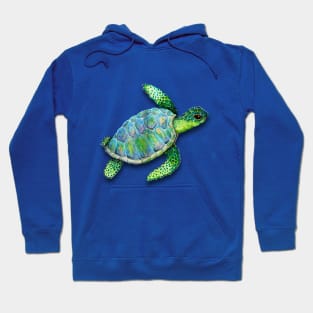 Swimming sea turtle Hoodie